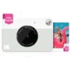 KODAK Printomatic Digital Instant Print Camera - Full Color Prints On ZINK 2x3" Sticky-Backed Photo Paper (Grey) Print Memories Instantly