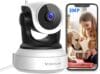 VSTARCAM Pet Camera, 3MP Indoor Camera with Phone App, WiFi Camera Night Vision, Motion Tracking, Two-Way Audio, Dog Camera with Cloud/Local SD, Smart Baby/Puppy Camera