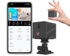 VSTARCAM Portable Hidden Camera, 180 Days Standby Battery Life, AI Motion Detection Alerts, Auto Night Vision, Real-Time Record Security Wireless Camera Nanny Cam with 1296P 4G LTE