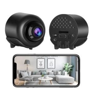 VSTARCAM Tiny WiFi Cameras for Home Security 3MP Portable HD Night Vision Motion Detection Remote Surveillance 120° Wide Angle Camera Baby Monitor Small Motion Activated Camera