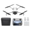 DJI Mini 3 Fly More Combo (DJI RC), Lightweight 3x Mechanical Gimbal Mini Camera Drone with 4K HDR Video, 3 batteries for 114-min Flight Time, Vertical Shooting, 32800ft (10km) Video Transmission