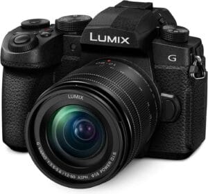 Panasonic LUMIX G95D 203 Megapixel Mirrorless Camera 12 60mm F35 56 Micro Four Thirds Lens 5 Axis Dual IS 2 4K 24p 30p Video Pre Installed V Log L 3 OLED Touchscreen DC G95DMKBlack