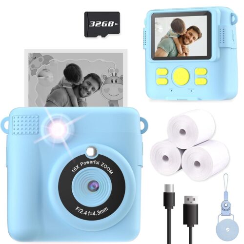 Kids Instant Print Selfie Digital Camera Best Gifts for Kids