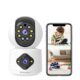 VSTARCAM 1080P Dual Lens: 360° Indoor Security Camera Baby Monitor